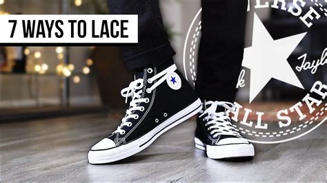 how to tie converse high tops